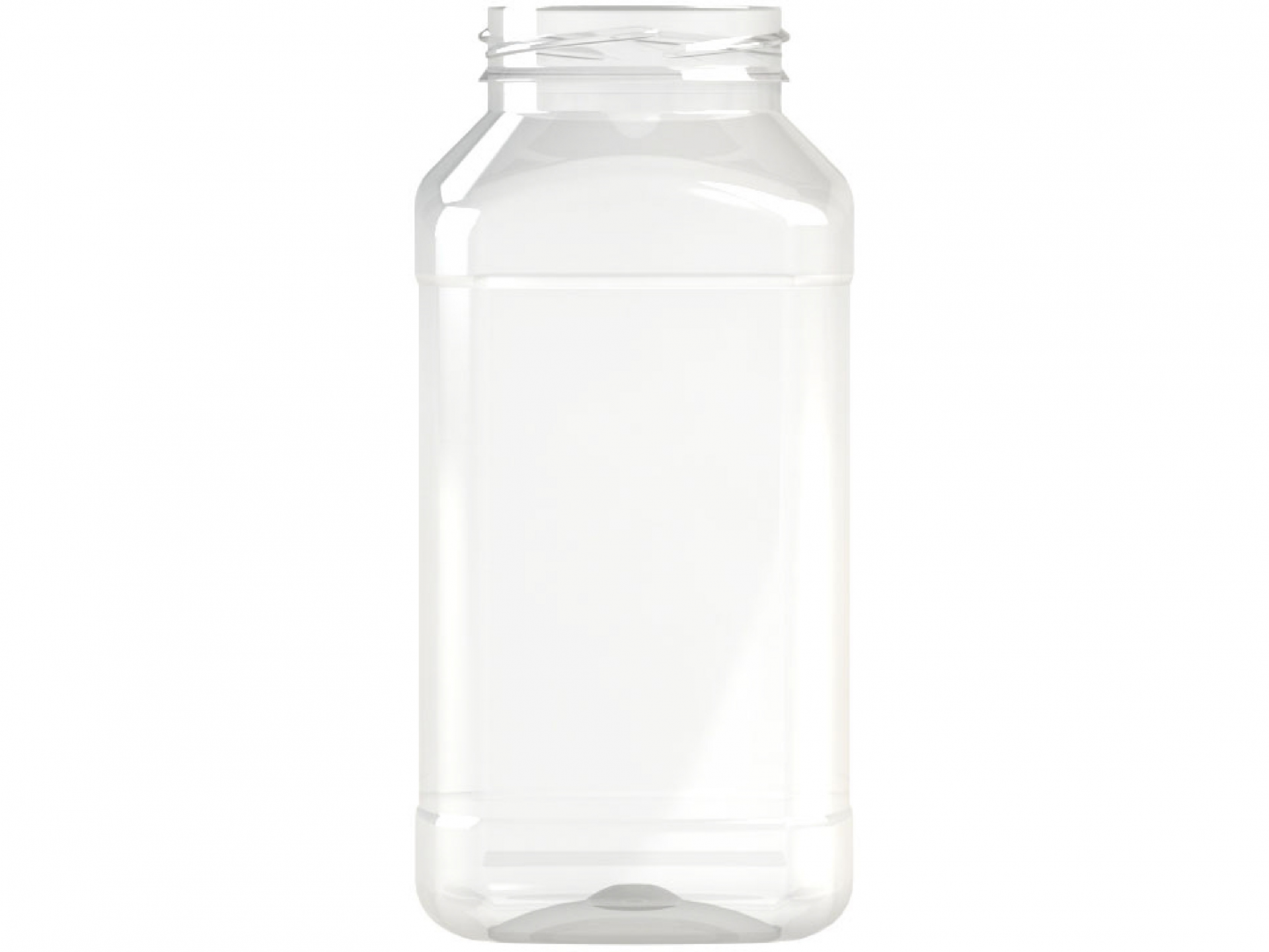 Envase de PET 1000ml B/L cuadrado cuello 63