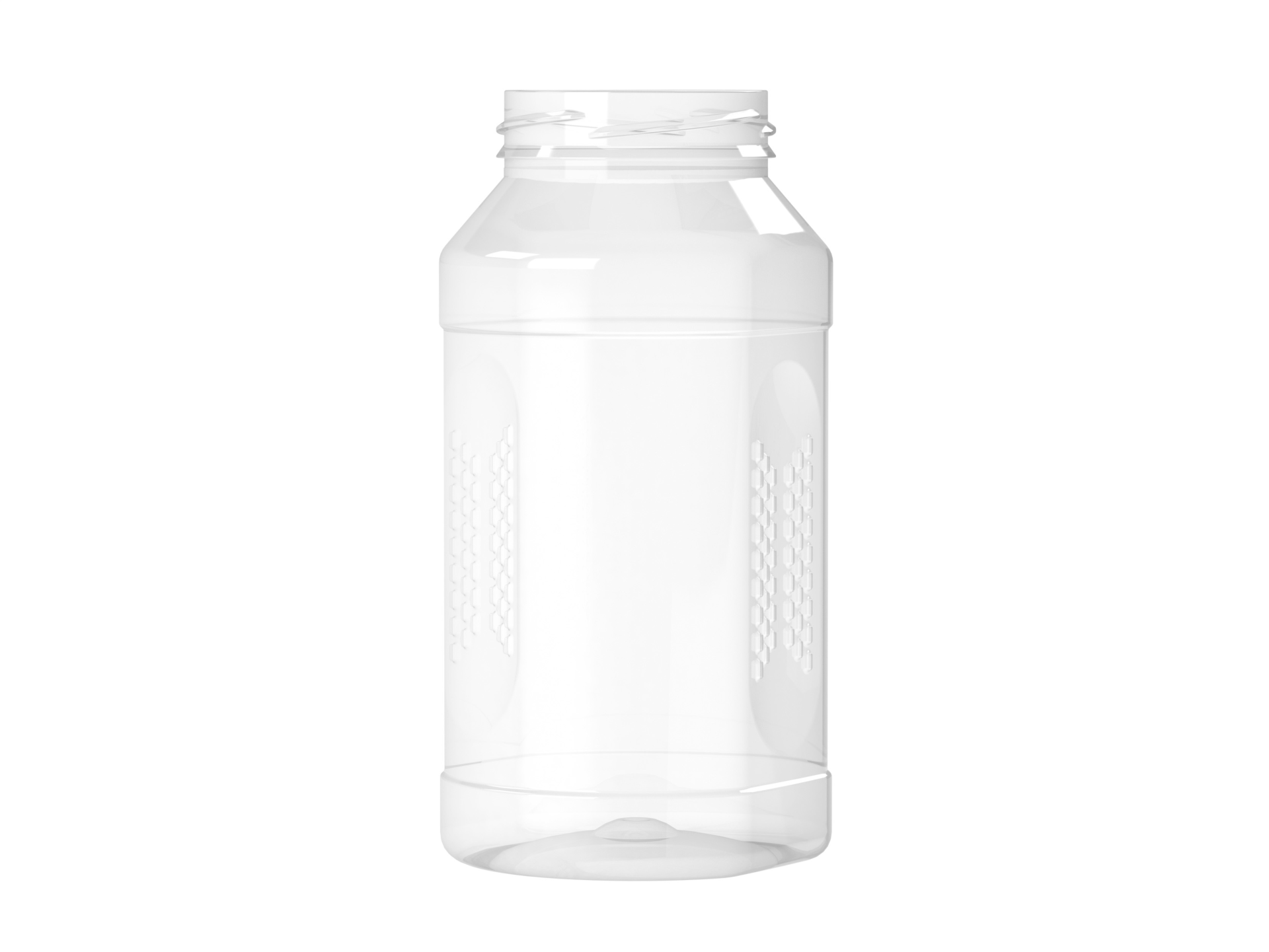 Envase de PET 800ml B/L cuadrado cuello diámetro 63